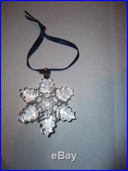 Swarovski Crystal Christmas Large Ornament 1996