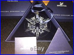 Swarovski Crystal Christmas Large Ornament Annual Edition 2007