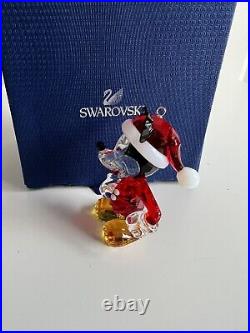 Swarovski Crystal Christmas Mickey Mouse Santa Hat Ornament Perfect