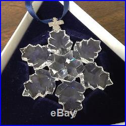 Swarovski Crystal Christmas Ornament 1996 Tree Snowflake Star A9445NR960001