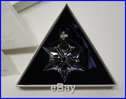 Swarovski Crystal Christmas Ornament 2000 Snowflake Annual Star 243452