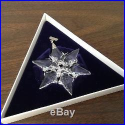Swarovski Crystal Christmas Ornament 2000 Tree Snowflake Star A9445NR200001