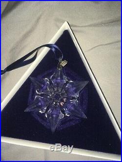 Swarovski Crystal Christmas Ornament 2000 with Box and Packaging