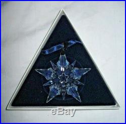 Swarovski Crystal Christmas Ornament 2001 Star/Snowflake 267941