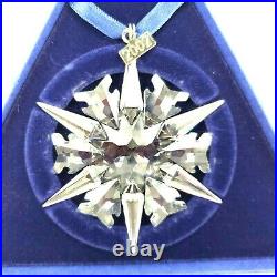 Swarovski Crystal Christmas Ornament 2002 Snowflake North Star Authentic