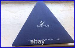 Swarovski Crystal Christmas Ornament 2002 With Box