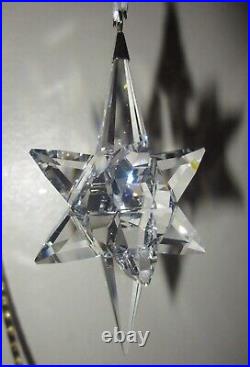 Swarovski Crystal Christmas Ornament LARGE STAR 5287019 Snowflake 3D Box MIB