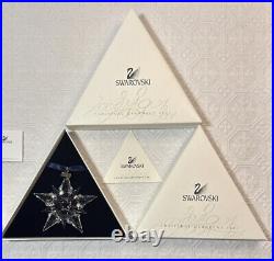 Swarovski Crystal Christmas Ornament Lot (2) 2000 & 2001