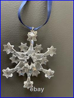 Swarovski Crystal Christmas Ornament Snowflake Annual 2004 No Box