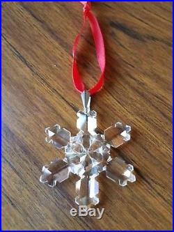 Swarovski Crystal Christmas Snowflake Ornament 1992