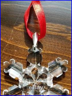 Swarovski Crystal Christmas Snowflake Ornament 1992