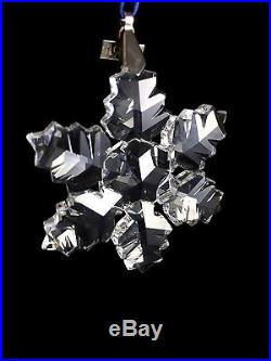 Swarovski Crystal Christmas Snowflake Ornament 1996 Annual Limited Ed New 199734