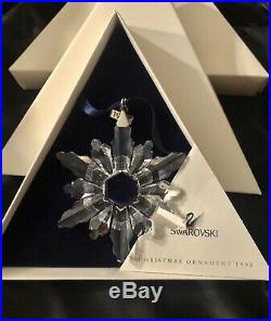 Swarovski Crystal Christmas Snowflake Ornament 1998 MINT New In Box & COA
