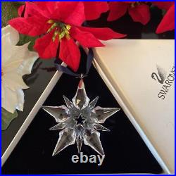 Swarovski Crystal Christmas Tree Ornament 2001 Snowflake excellent free shipping