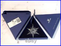 Swarovski Crystal Christmas Tree Ornament 2005 Snowflake excellent free shipping