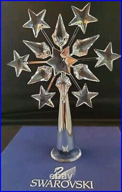 Swarovski Crystal Christmas Tree Topper Chrome Plated 632784