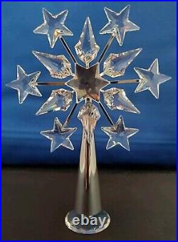 Swarovski Crystal Christmas Tree Topper Chrome Plated 632784