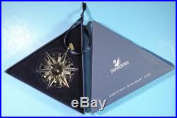 Swarovski Crystal Clear Snowflake Christmas Ornament 2002 In Box MIB