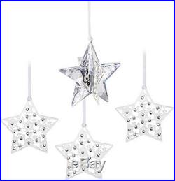 Swarovski Crystal Creation 1143397 Christmas Set Star Ornaments RRP $200