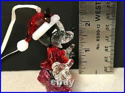 Swarovski Crystal Disney Minnie Mouse Christmas Ornament Figurine 5004687