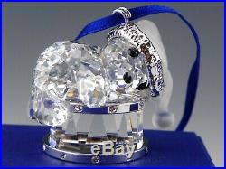 Swarovski Crystal Figurine Christmas Ornament 718989 KRIS BEAR DRUM Mint Box COA