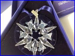 Swarovski Crystal Large Snowflake Ornament 0872200 Christmas 2007 w Box