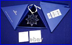 Swarovski Crystal Large Snowflake Ornament 5004489 Christmas 2013 w Box