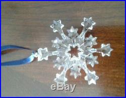 Swarovski Crystal Large Star Christmas Ornament 2004