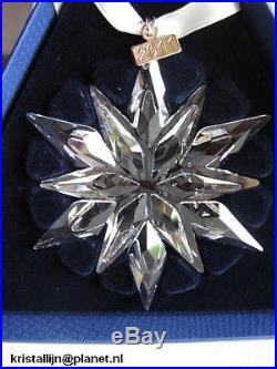 Swarovski Crystal, Lot of 10 x 2011 Clear Jub Christmas Ornament. Art No 1092037