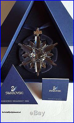 Swarovski, Crystal Lot of 12 x 2006 Clear Christmas Star Ornament, Art No 860454