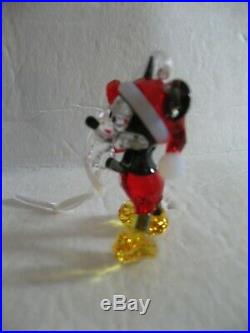 Swarovski Crystal Mickey Mouse Christmas Ornament 5412847