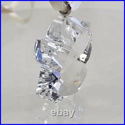 Swarovski Crystal Mini Angel Ornament 1 Clear Faceted 601491 Rare Christmas Box