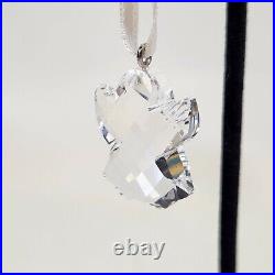Swarovski Crystal Mini Angel Ornament 1 Clear Faceted 601491 Rare Christmas Box