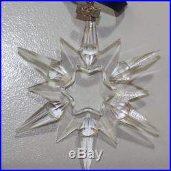 Swarovski Crystal Ornament 211987 MIB 1997 Christmas Snowflake