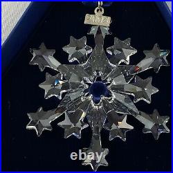Swarovski Crystal Ornament Christmas 2004 Snowflake Large With Box 2S1