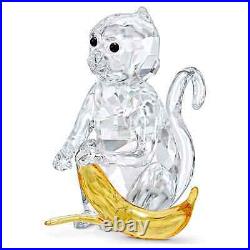 Swarovski Crystal Rare Encounters Monkey with Banana Decoration Figurine 5524239