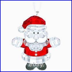 Swarovski Crystal SANTA CLAUS Christmas Ornament -5286070 New