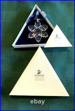 Swarovski Crystal STAR/SNOWFLAKE 1996 Annual Christmas ORNAMENT-Lg