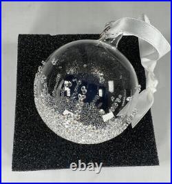 Swarovski Crystal Small Christmas Ball Ornament with original box nice stuff