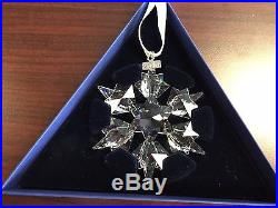 Swarovski Crystal Snowflake 2010 Christmas Ornament