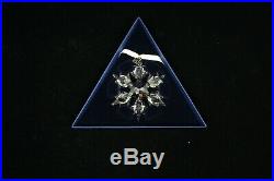 Swarovski Crystal Snowflake Christmas Oranment Dated 2010 with Original Box