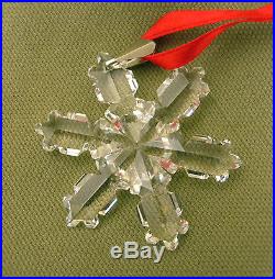 Swarovski Crystal Snowflake Christmas Ornament 1992 in Box