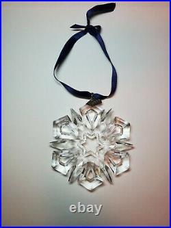Swarovski Crystal Snowflake Christmas Ornament 1999