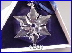 Swarovski Crystal Snowflake Christmas Ornament 2000 MIB
