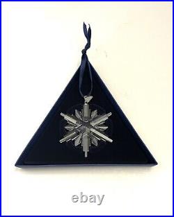 Swarovski Crystal Snowflake Christmas Ornament 2006 with Original Boxes