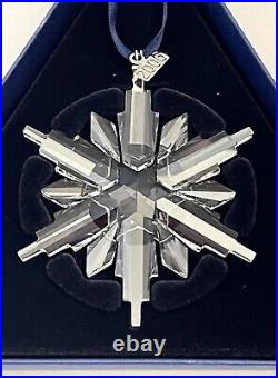 Swarovski Crystal Snowflake Christmas Ornament 2006 with Original Boxes