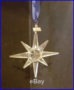 Swarovski Crystal Snowflake Ornament 1995 Annual Edition Christmas Star