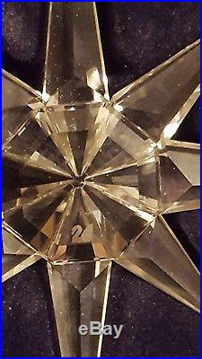 Swarovski Crystal Snowflake Ornament 1995 Annual Edition Christmas Star