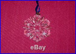 Swarovski Crystal Snowflake Ornament 1999 Christmas Star Mint No Box or COA