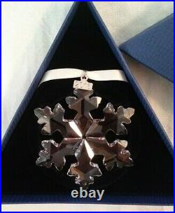 Swarovski Crystal Snowflake Ornament 2016 with Box
